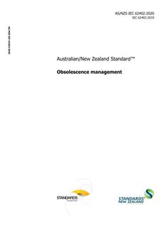 AS/NZS IEC 62402 AS/NZS IEC 62402