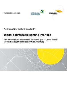 AS/NZS 62386.209 AS/NZS 62386.209