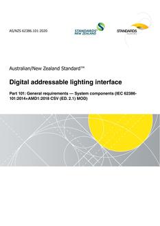 AS/NZS 62386.101 AS/NZS 62386.101