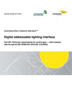 AS/NZS 62386.207 AS/NZS 62386.207