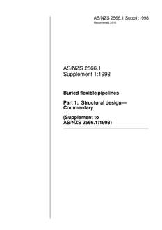 AS/NZS 2566.1 Supp1 AS/NZS 2566.1 Supp1