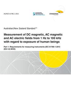 AS/NZS 61786.1 AS/NZS 61786.1