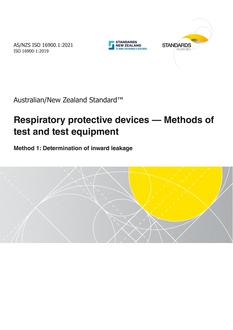 AS/NZS ISO 16900.1 AS/NZS ISO 16900.1