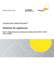 AS/NZS 61058.1.1 AS/NZS 61058.1.1