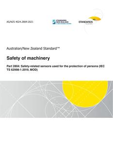 AS/NZS 4024.2804 AS/NZS 4024.2804