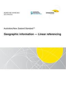 AS/NZS ISO 19148 AS/NZS ISO 19148