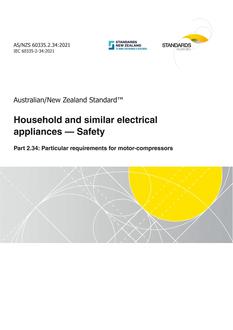 AS/NZS 60335.2.34 AS/NZS 60335.2.34