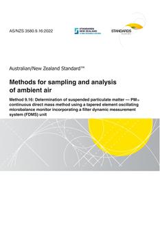 AS/NZS 3580.9.16 AS/NZS 3580.9.16