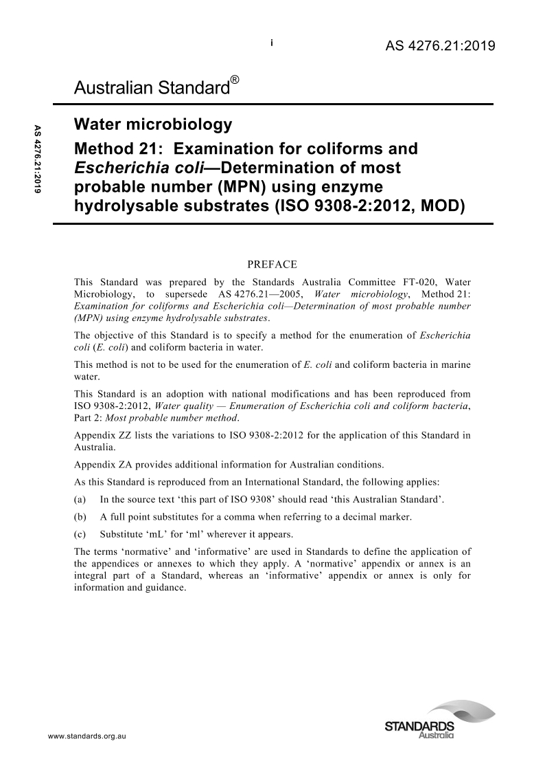 AS 4276.21 AS 4276.21