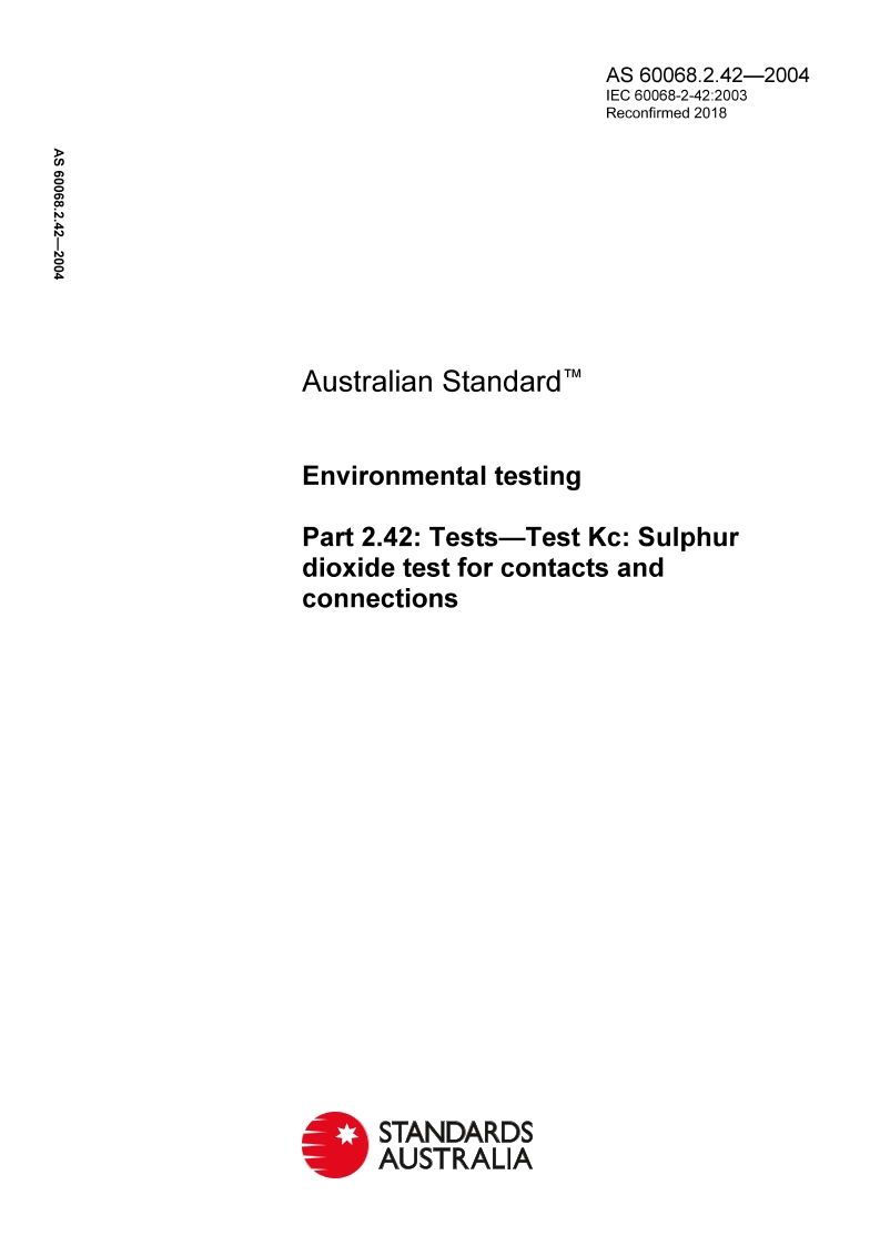 AS 60068.2.42 AS 60068.2.42