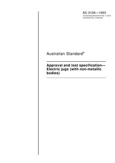 AS 3106-1993 AS 3106-1993