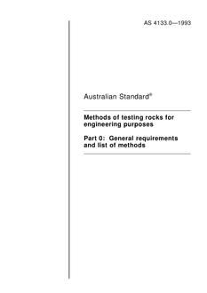 AS 4133.0-1993 AS 4133.0-1993