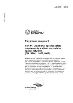 AS 4685.11 AS 4685.11