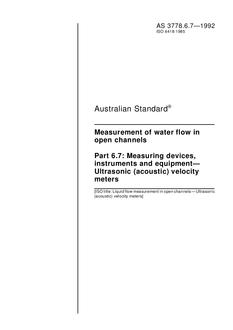 AS 3778.6.7 AS 3778.6.7