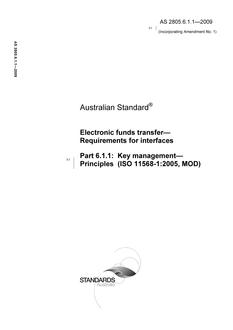 AS 2805.6.1.1 AS 2805.6.1.1