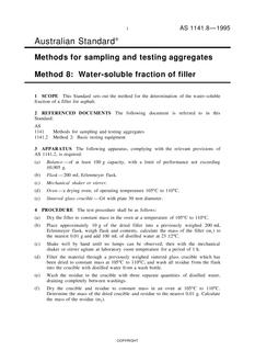 AS 1141.8-1995 AS 1141.8-1995