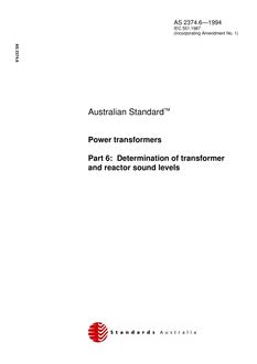 AS 2374.6-1994 AS 2374.6-1994