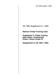 AS 1684 SUPP 4-1992 PDF