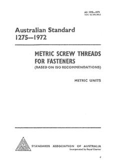 AS 1275-1972 AS 1275-1972