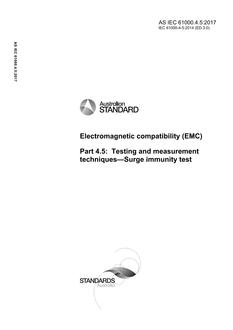 AS IEC 61000.4.5 AS IEC 61000.4.5