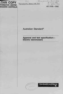 AS 3156-1992 AS 3156-1992