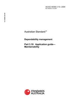 AS IEC 60300.3.10 AS IEC 60300.3.10