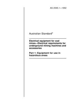 AS 2595.1-1992 AS 2595.1-1992