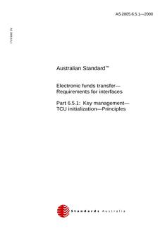 AS 2805.6.5.1 AS 2805.6.5.1