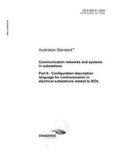 AS 61850.6 AS 61850.6