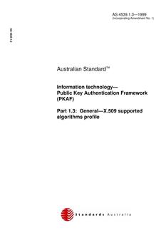 AS 4539.1.3 AS 4539.1.3