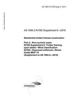 AS 1684.2 N1 N2 SUPP 6-2010 PDF