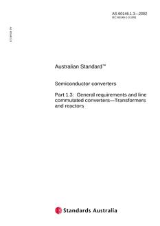 AS 60146.1.3 AS 60146.1.3