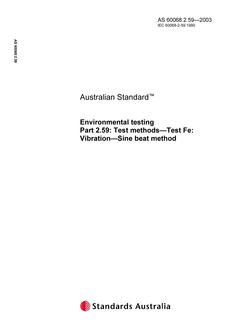 AS 60068.2.59 AS 60068.2.59