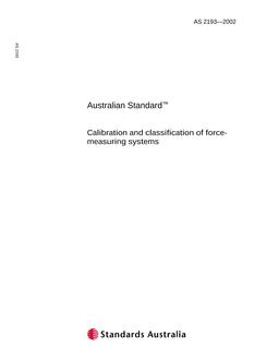 AS 2193-2002 AS 2193-2002