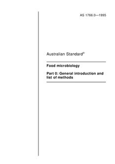 AS 1766.0-1995 AS 1766.0-1995