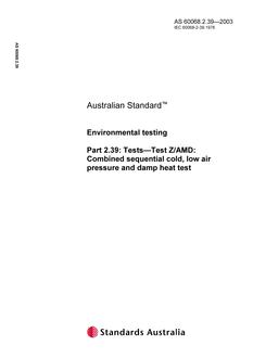 AS 60068.2.39 AS 60068.2.39