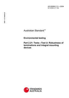 AS 60068.2.21 AS 60068.2.21