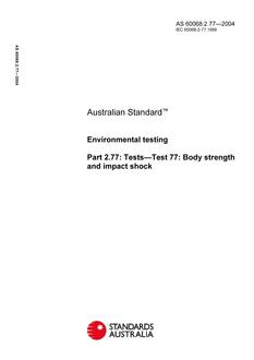 AS 60068.2.77 AS 60068.2.77