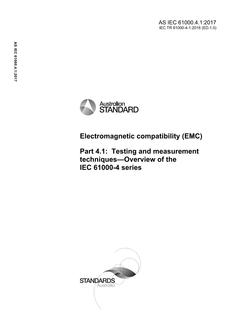 AS IEC 61000.4.1 AS IEC 61000.4.1