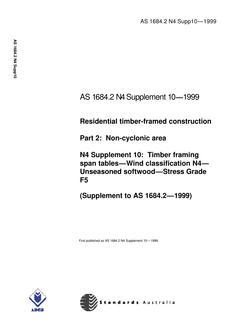AS 1684.2 N4 SUPP 10-1999 PDF