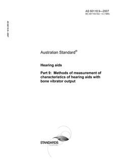 AS 60118.9 AS 60118.9