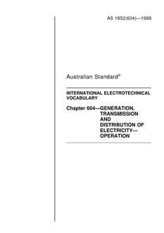 AS 1852.604 AS 1852.604