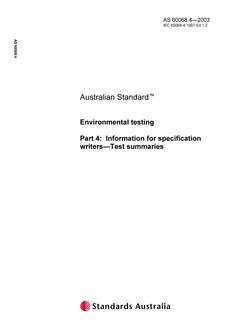 AS 60068.4 AS 60068.4