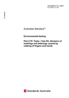 AS 60068.2.70 AS 60068.2.70