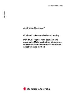 AS 1038.14.1 AS 1038.14.1