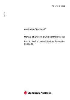 AS 1742.3-2002 AS 1742.3-2002