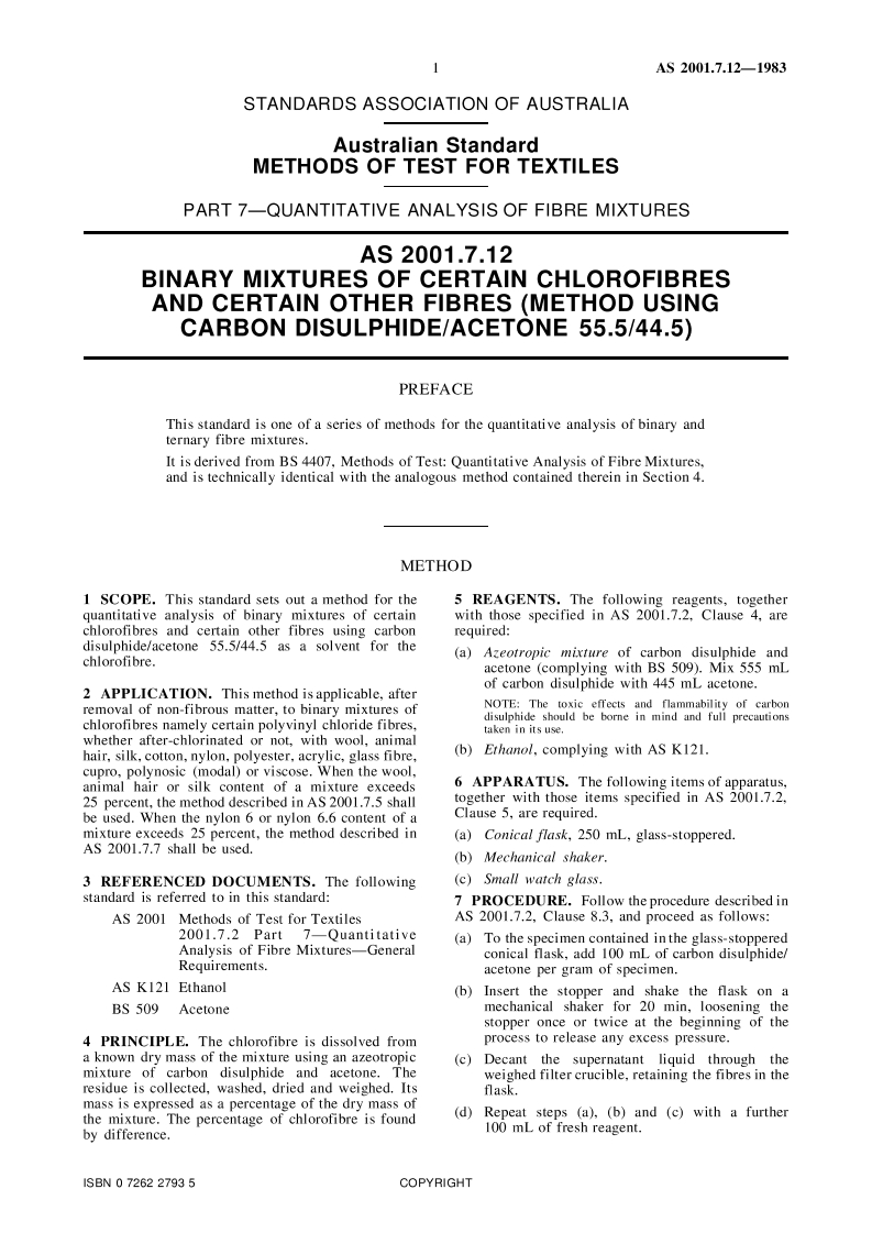 AS 2001.7.12-1983 AS 2001.7.12-1983