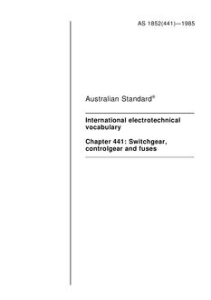 AS 1852.441 AS 1852.441