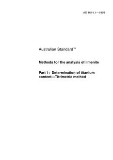 AS 4614.1 AS 4614.1