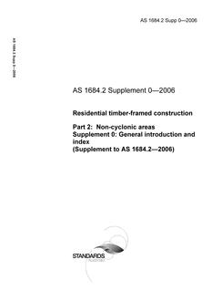 AS 1684.2 SUPP 0-2006 PDF